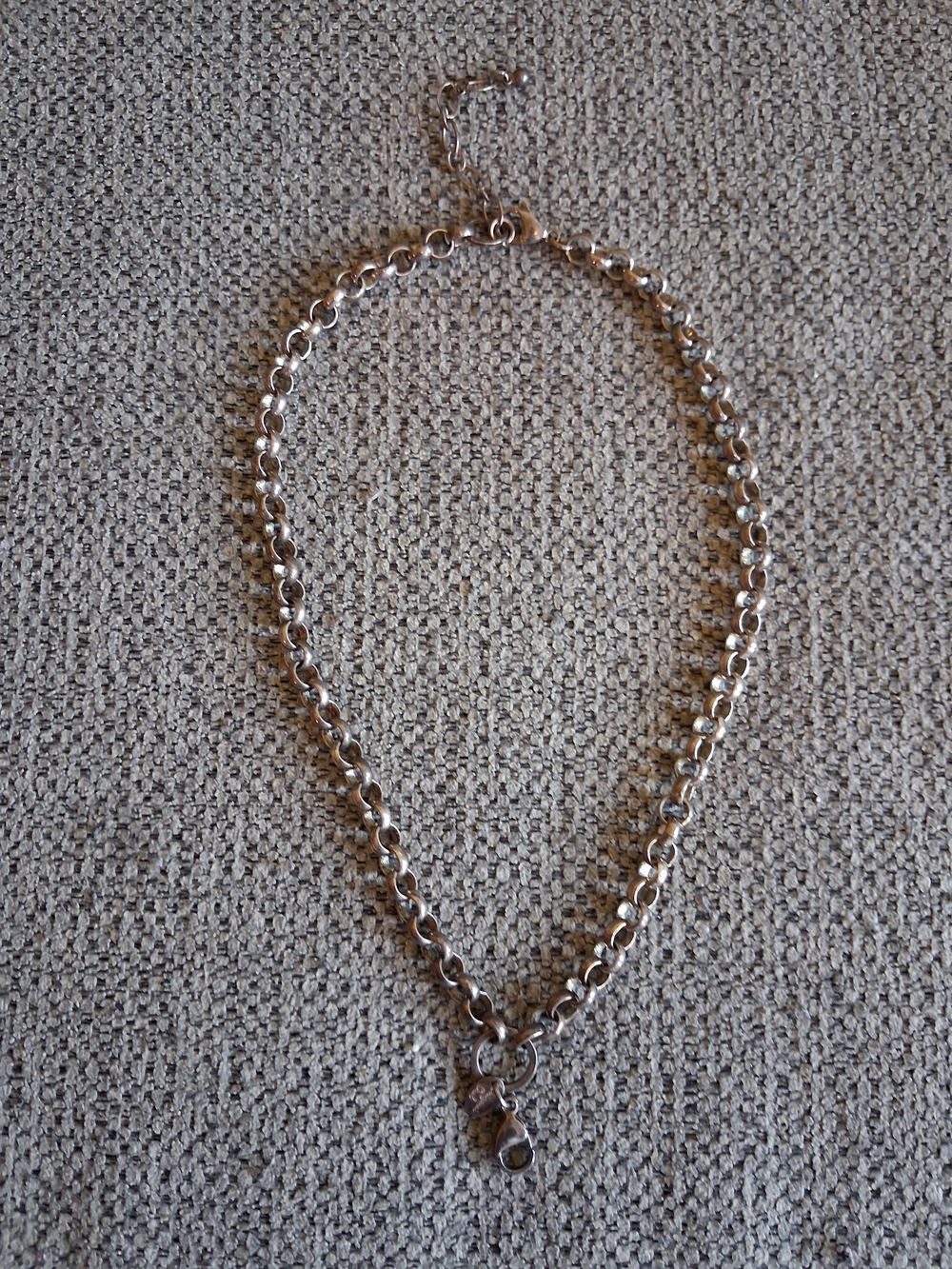 Origami Owl Silver Chain Necklace with Lobster Clasp